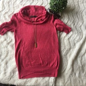 Limited short sleeve sweater